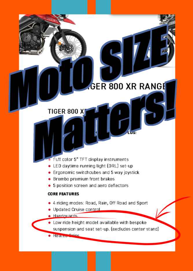 MOTO SIZE MATTERS! Installment #3